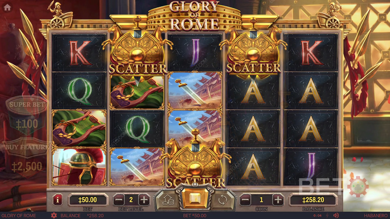 Glory of Rome Recenzia od BETO Slots