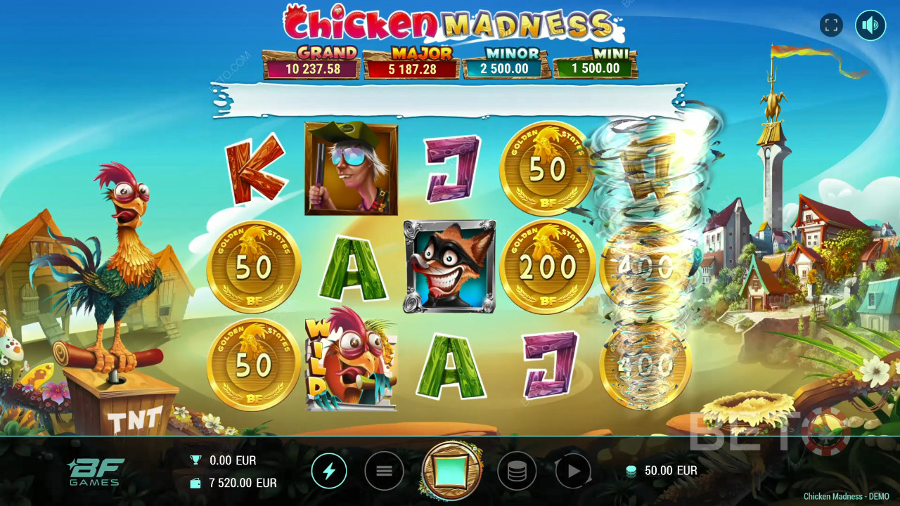 Chicken Madness Recenzia od BETO Slots