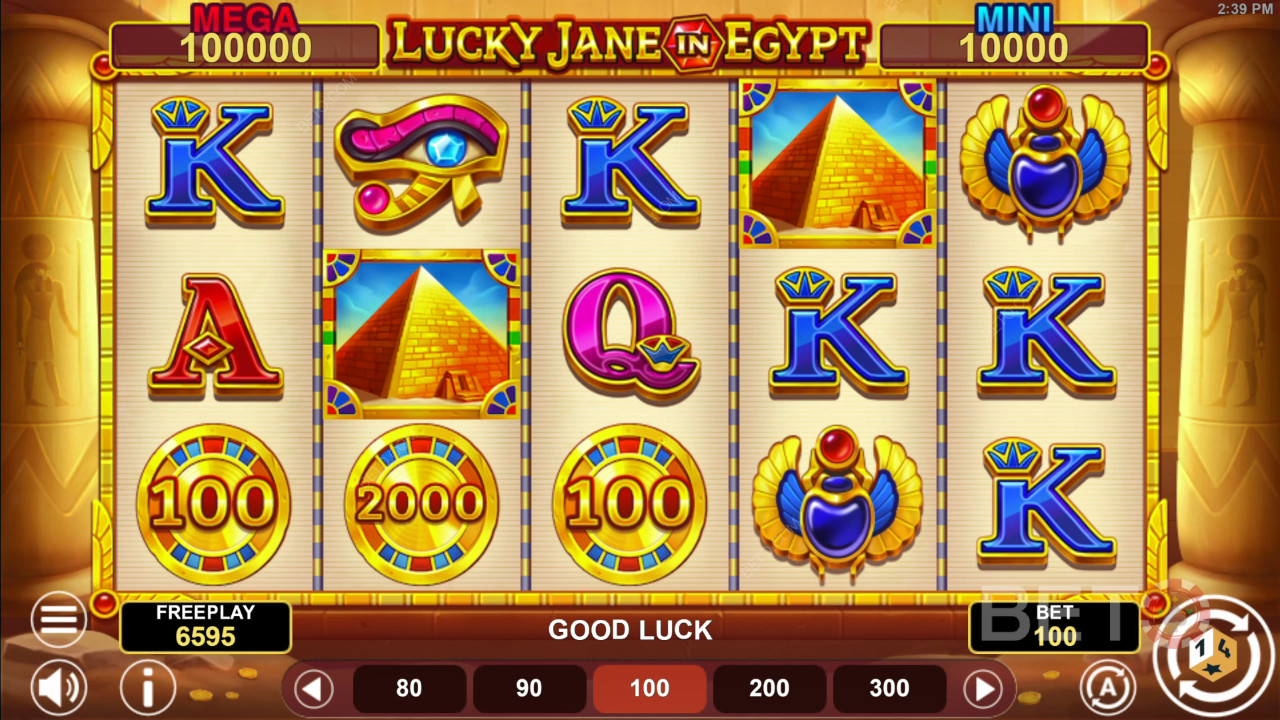 Lucky Jane in Egypt Hold & Win Review by BETO Slots