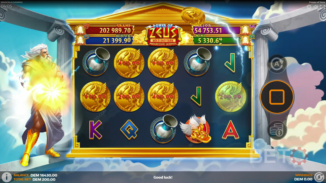 Power of Zeus Recenzia od BETO Slots