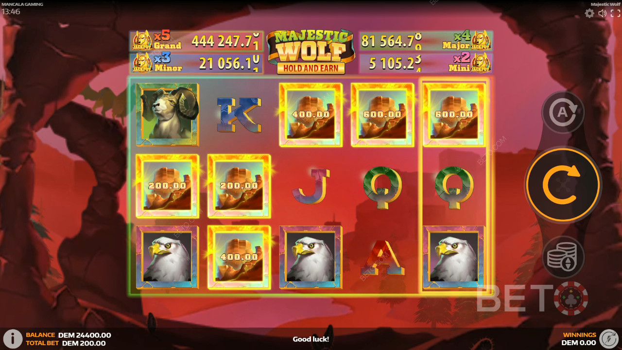 Majestic Wolf Recenzia od BETO Slots