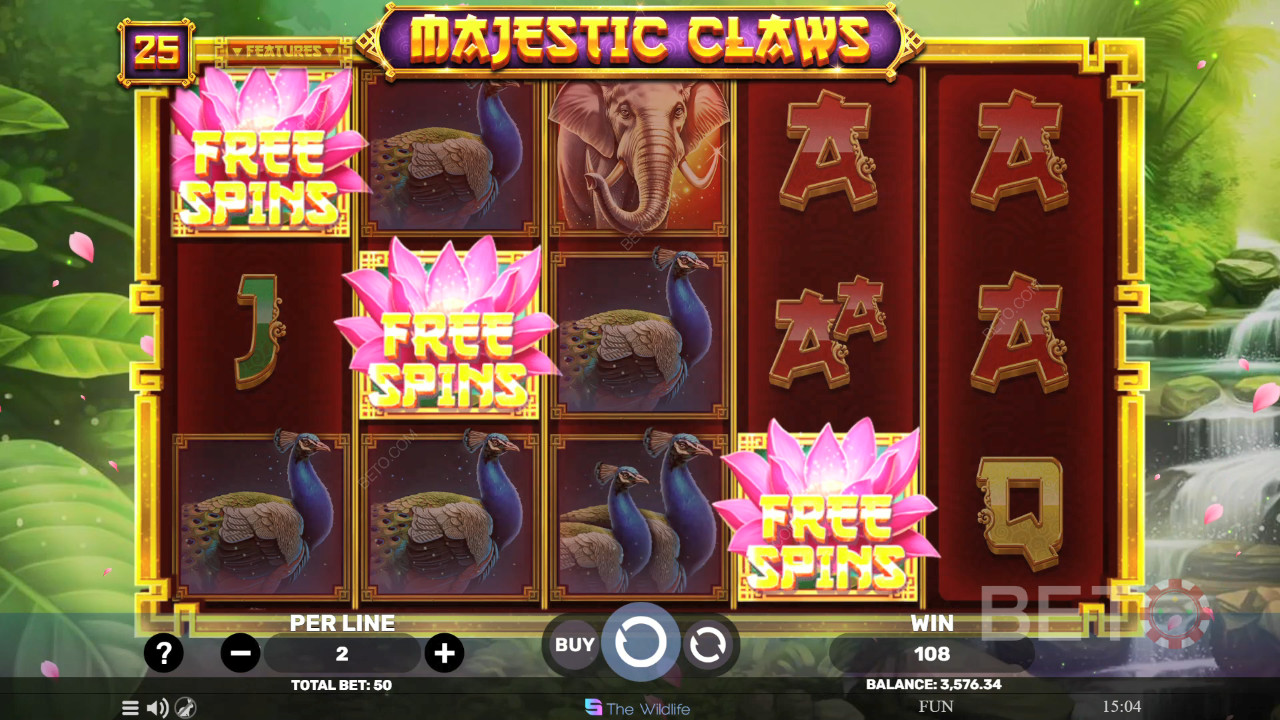 Majestic Claws Recenzia od BETO Slots