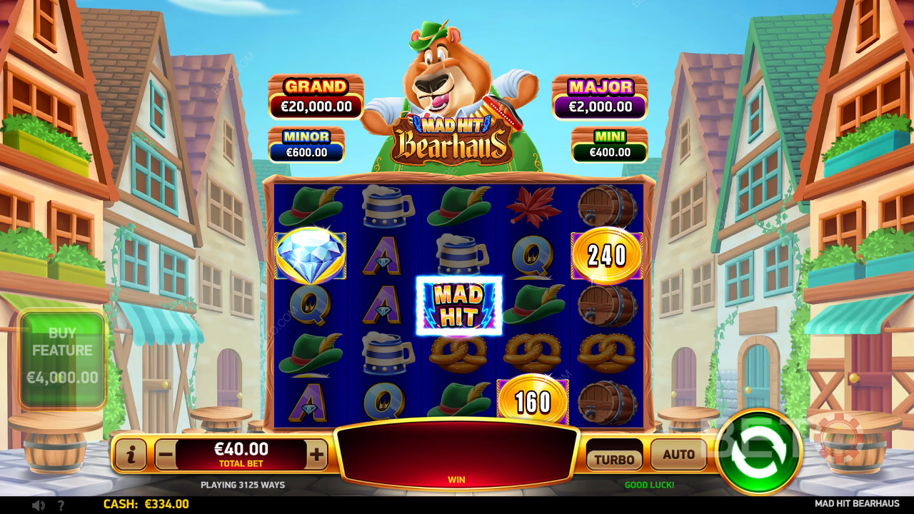 Mad Hit Bearhaus Recenzia od BETO Slots