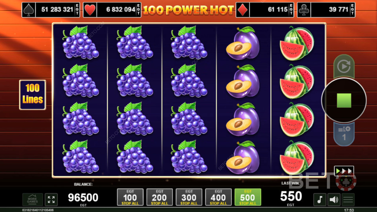 100 Power Hot Recenzia od BETO Slots