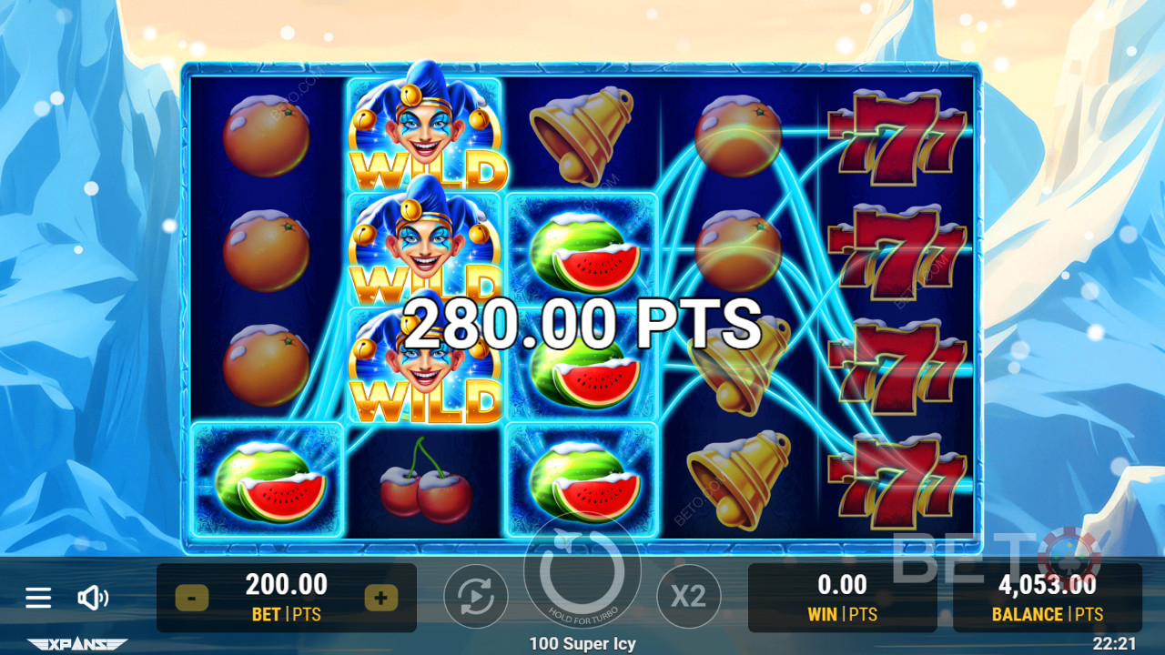100 Super Icy Recenzia od BETO Slots