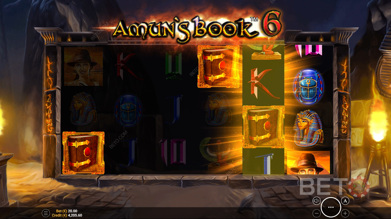 Amunova kniha 6 Recenzia od BETO Slots