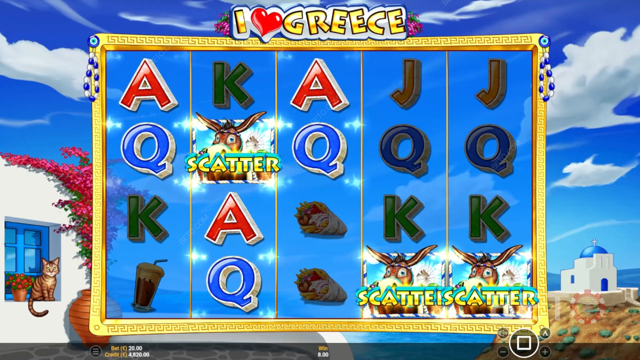 I Love Greece Recenzia od BETO Slots
