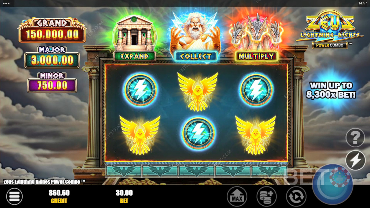 Zeus Lightning Riches Power Combo Hrať Zadarmo