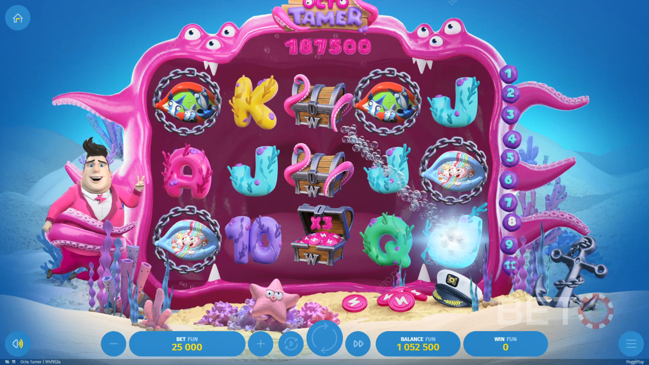 Octo Tamer Recenzia od BETO Slots