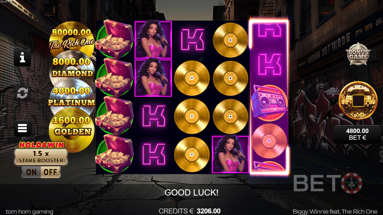 Biggy Winnie feat. The Rich One Review by BETO Slots