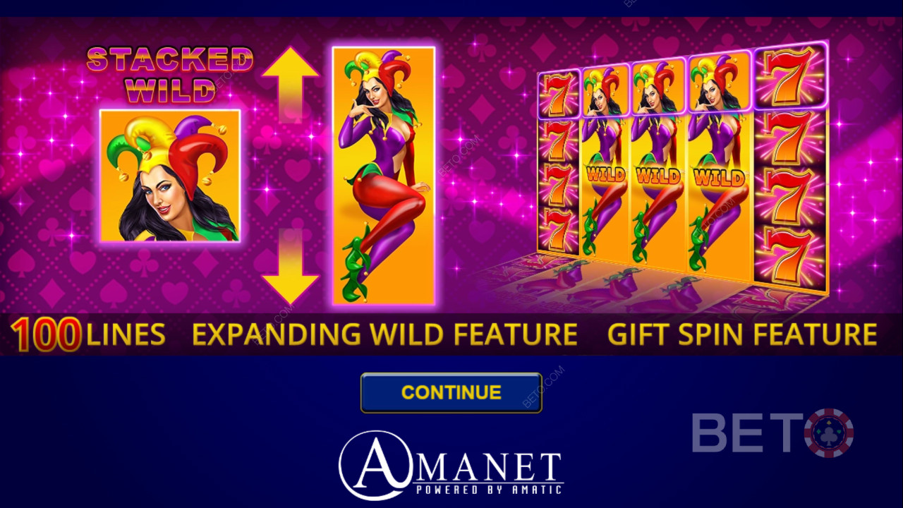 Vyhrajte 11 666x Vašu stávku v Lucky Joker 100 Extra Gifts Slot!