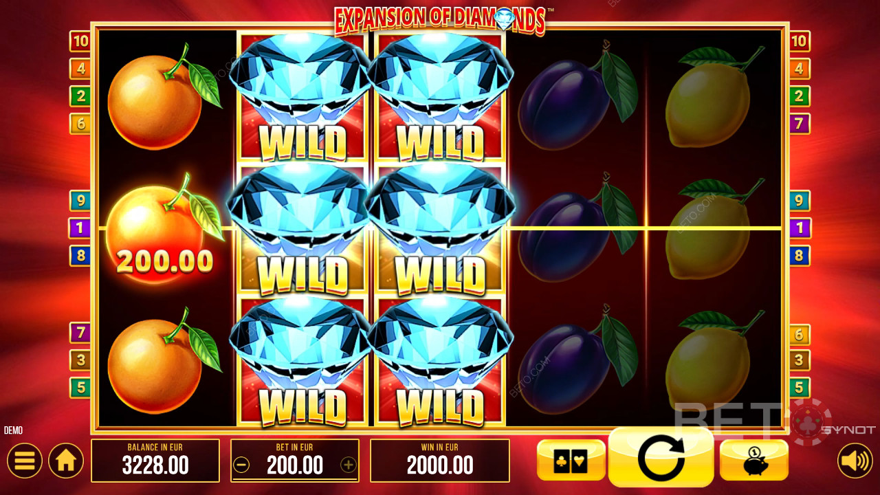 Expanzia diamantov Recenzia od BETO Slots