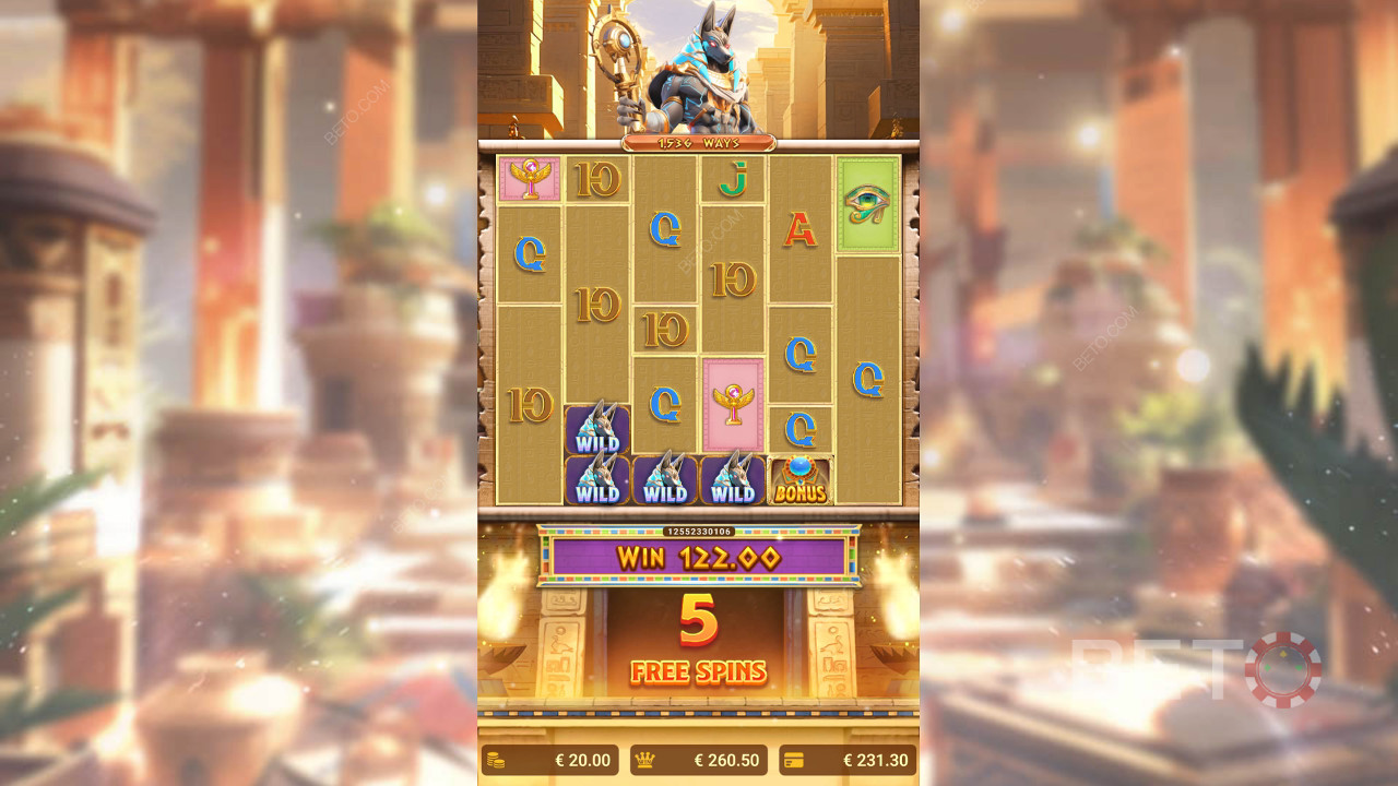 Ako hrať hru Secrets of Anubis od spoločnosti Spadegaming