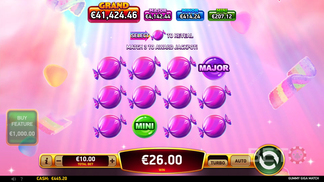 Vyhrajte 18 997-násobok svojej stávky v automate Gummy Giga Match Online!