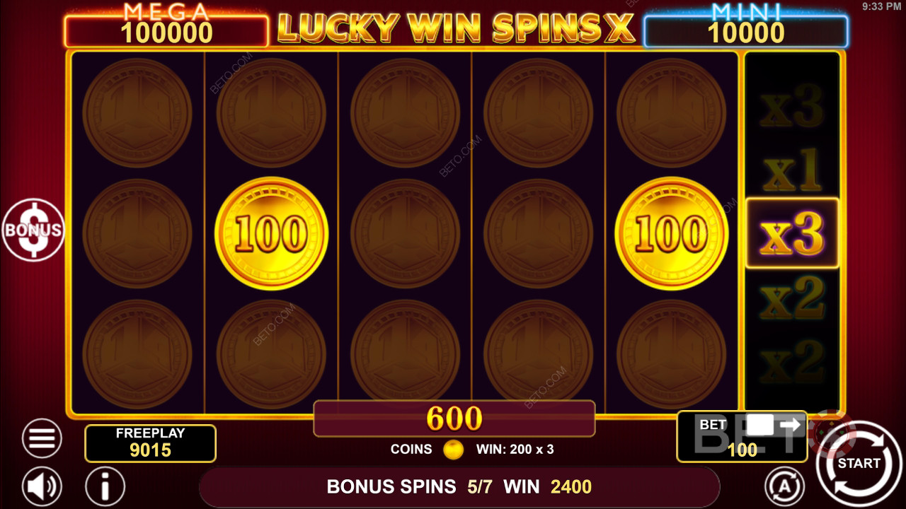 Ako hrať Lucky Win Spins X od 1spin4win