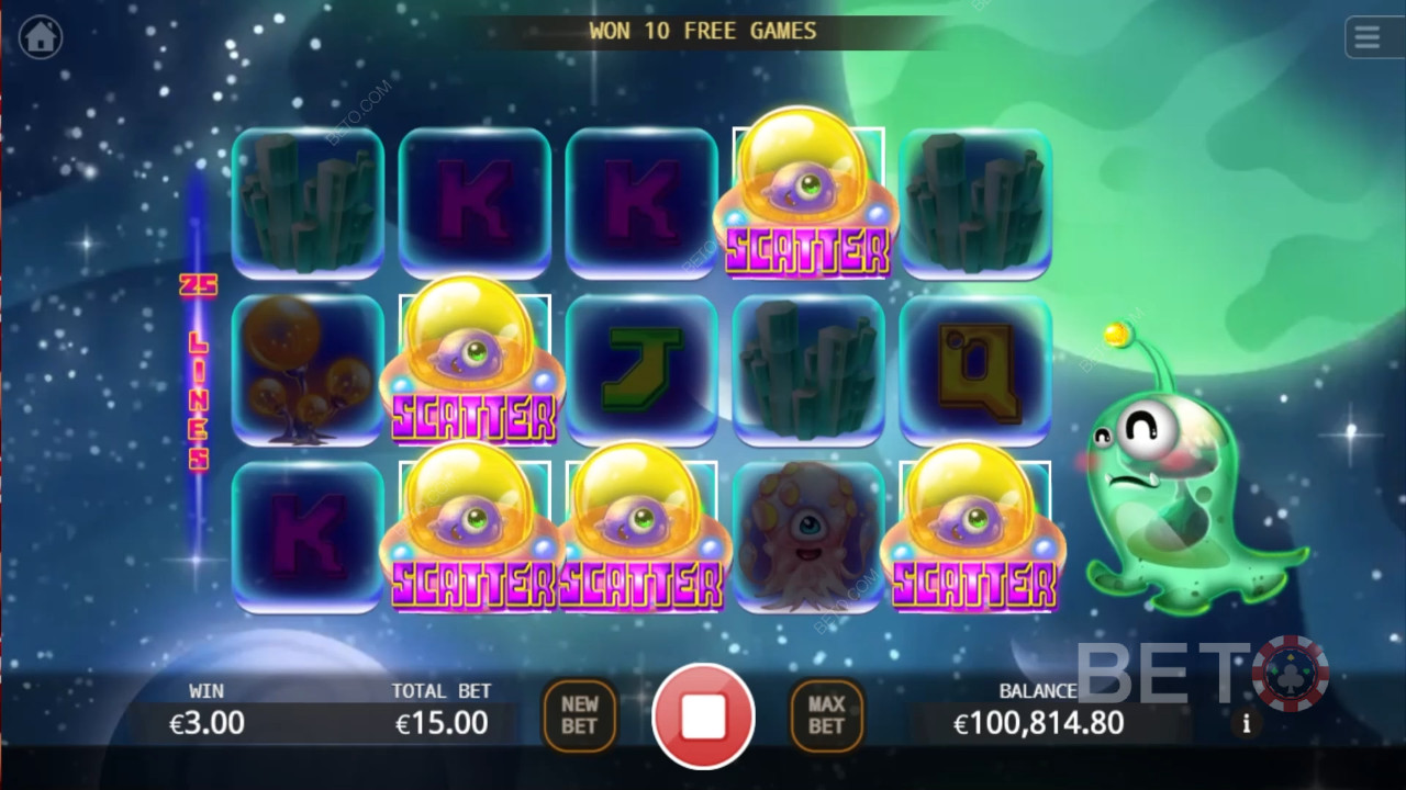 Alien Tour Recenzia od BETO Slots