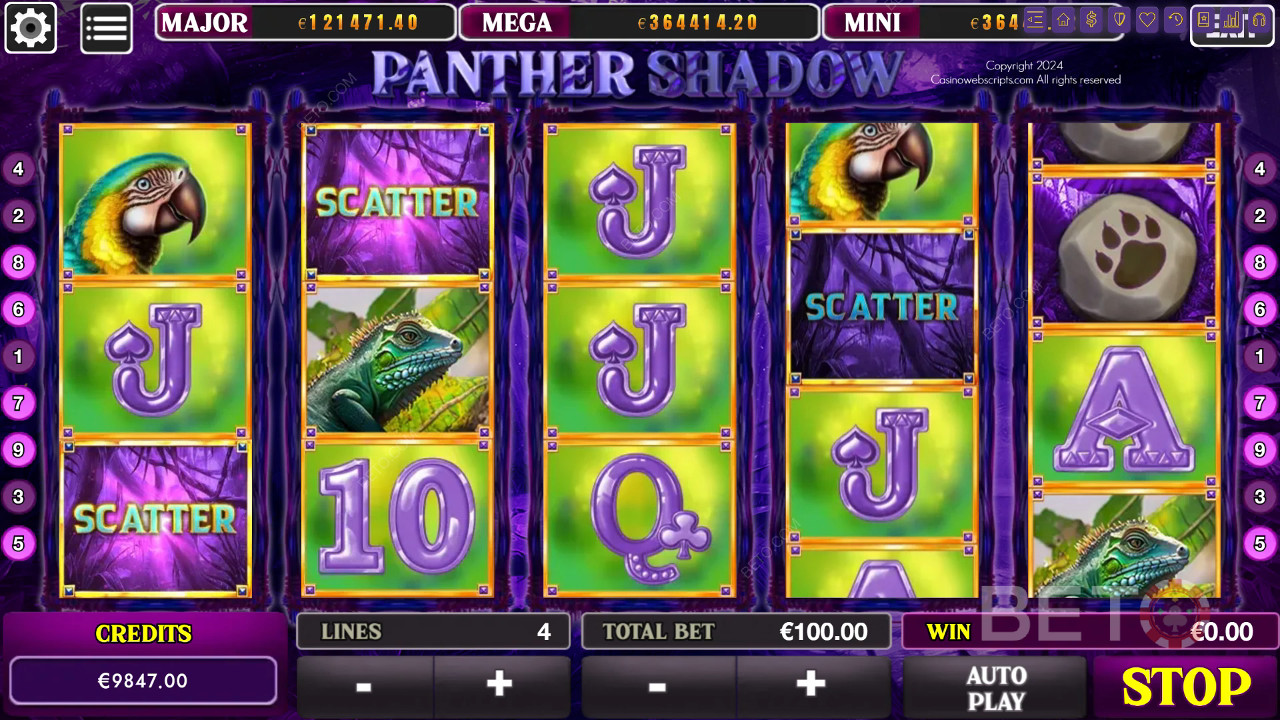 Panther Shadow Recenzia od BETO Slots
