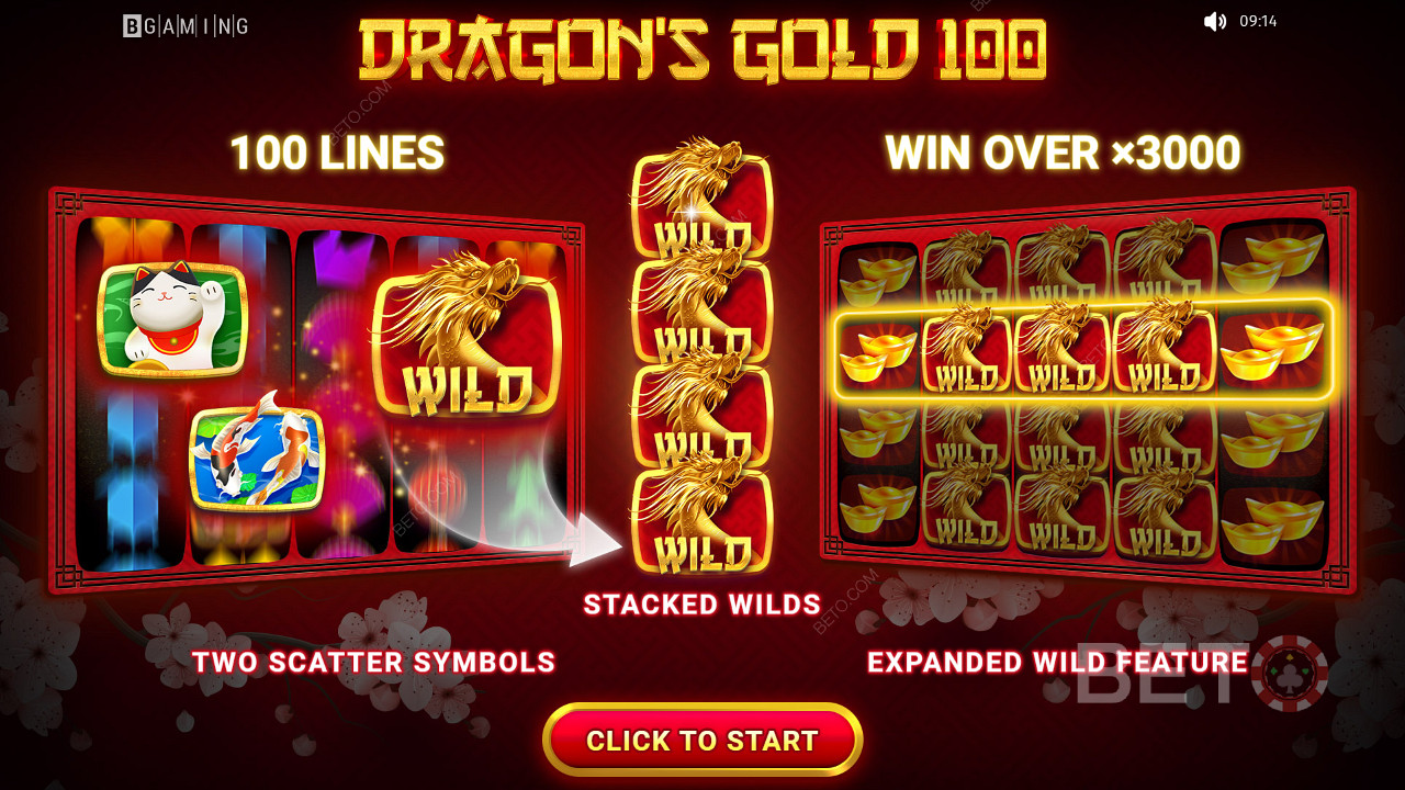 Úvodná obrazovka hry Dragon