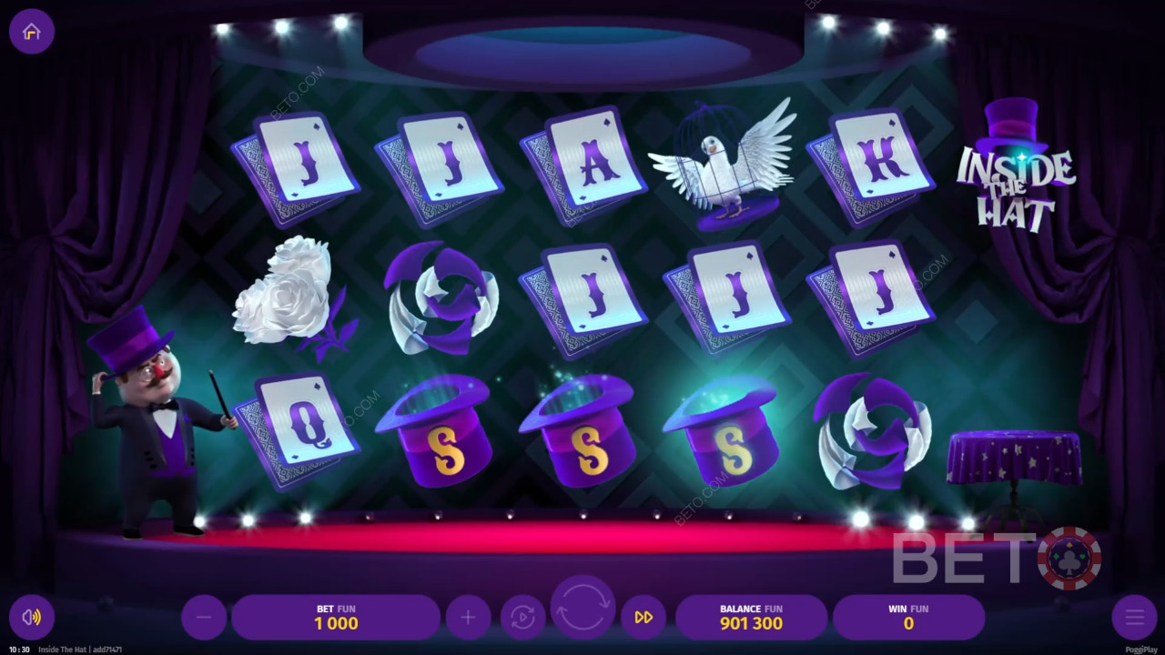 Inside The Hat Recenzia od BETO Slots