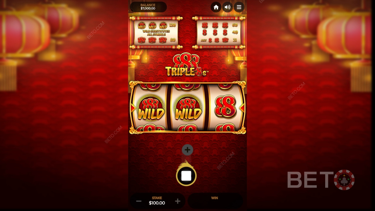 Triple 8s Recenzia od BETO Slots