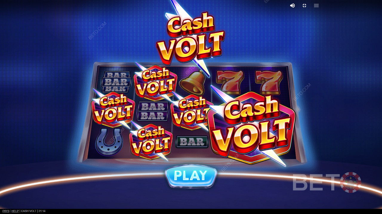 Výherný automat Cash Volt sa môže pochváliť mierou RTP 95,71 % a strednou varianciou.