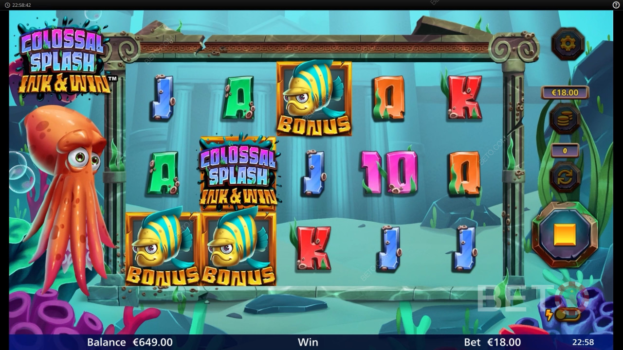 Colossal Splash Ink & Win Hrať Zadarmo