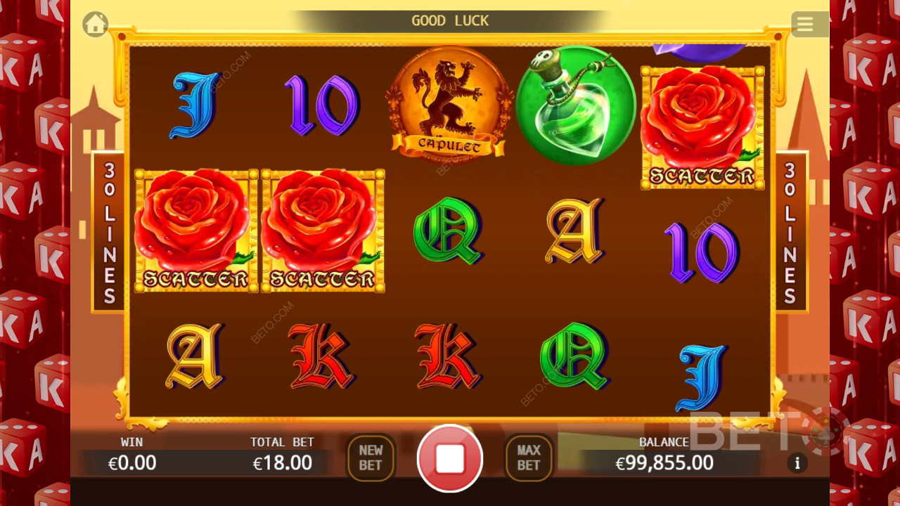 Rómeo a Júlia Recenzia od BETO Slots