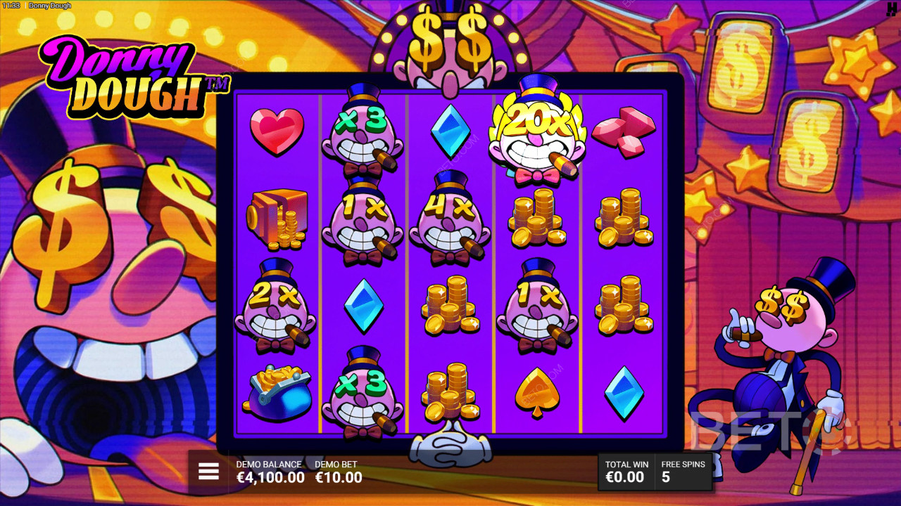 Donny Dough Recenzia od BETO Slots