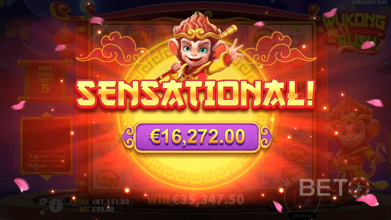 Monkey King Rush Recenzia od BETO Slots
