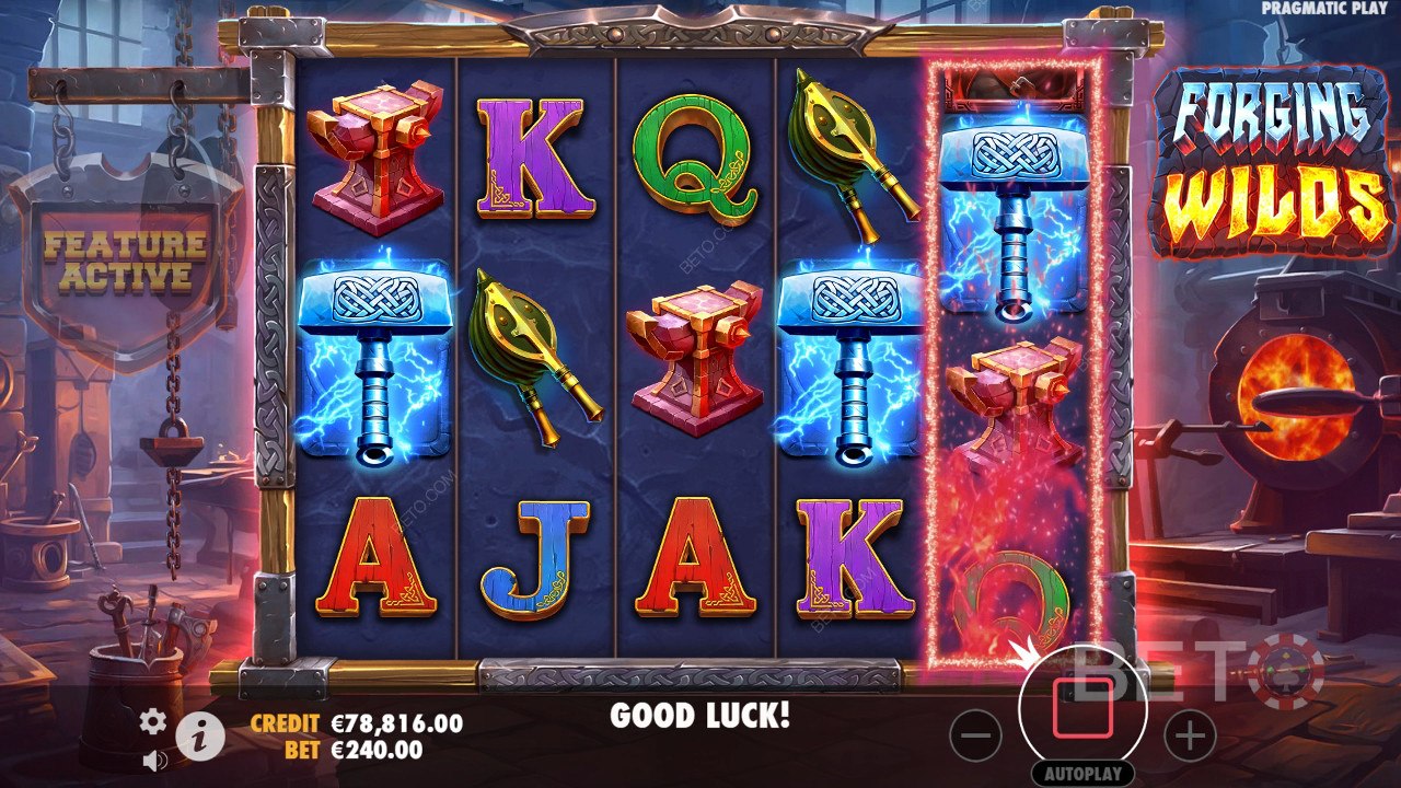Forging Wilds Recenzia od BETO Slots