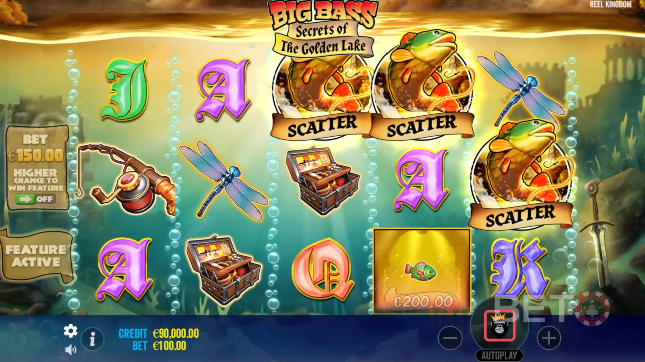 Big Bass Secrets of the Golden Lake Review od BETO Slots