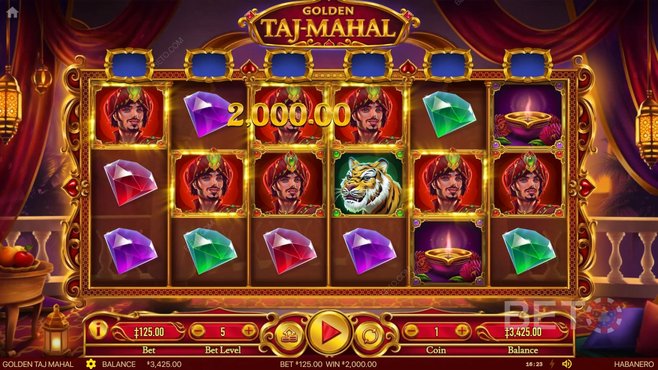 Golden Taj Mahal Recenzia od BETO Slots