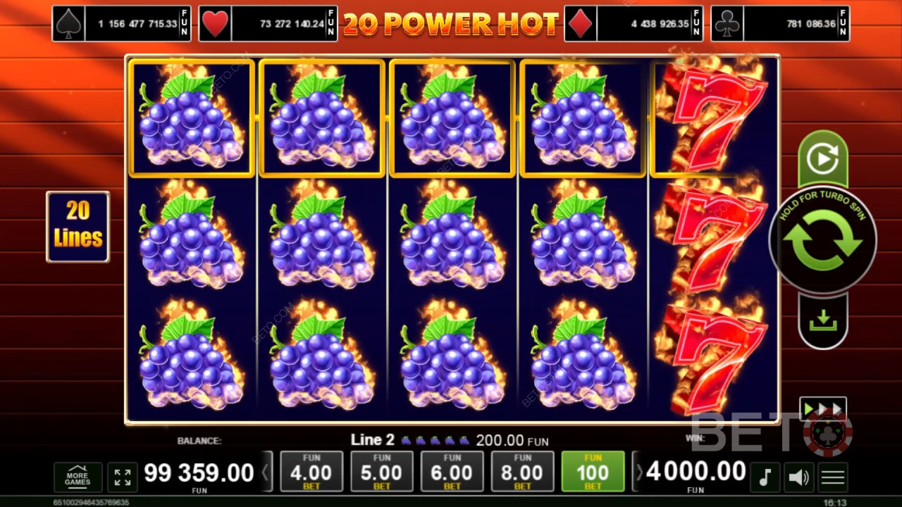 20 Power Hot Recenzia od BETO Slots