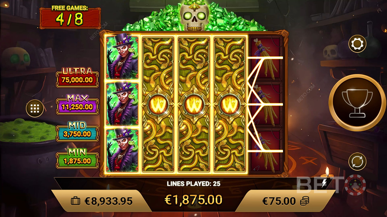 Voodoo Charms Recenzia od BETO Slots