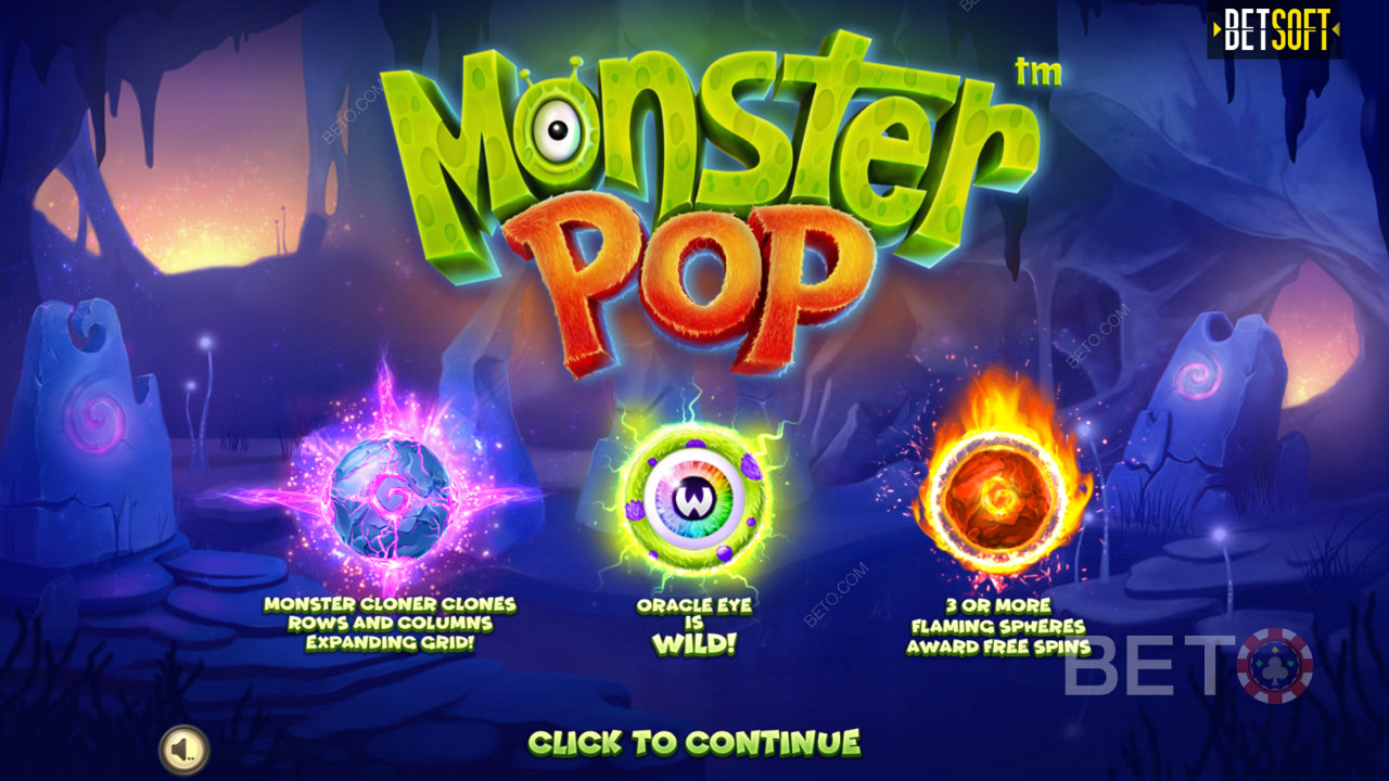 Užite si inovatívne bonusové funkcie vo video automate Monster Pop