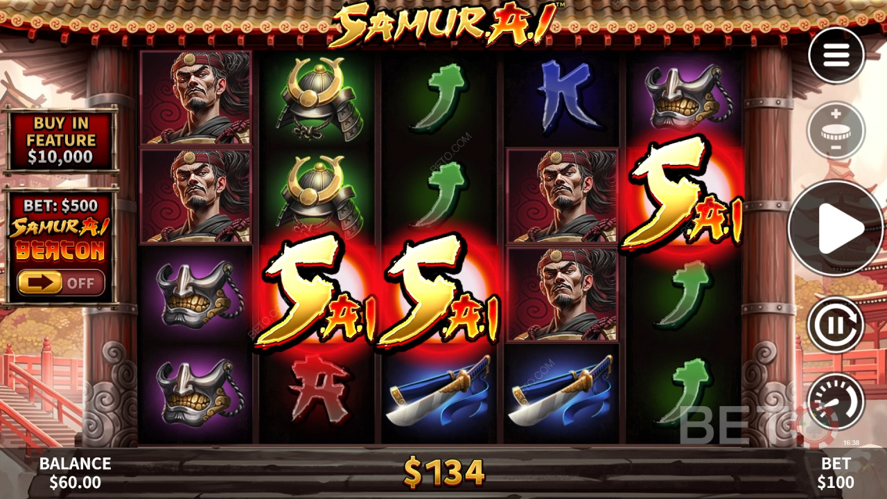 Samur.A.I Recenzia od BETO Slots