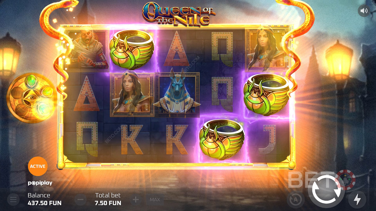Queen of the Nile Recenzia od BETO Slots