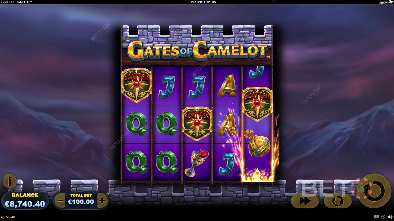 Brány Camelotu Recenzia od BETO Slots