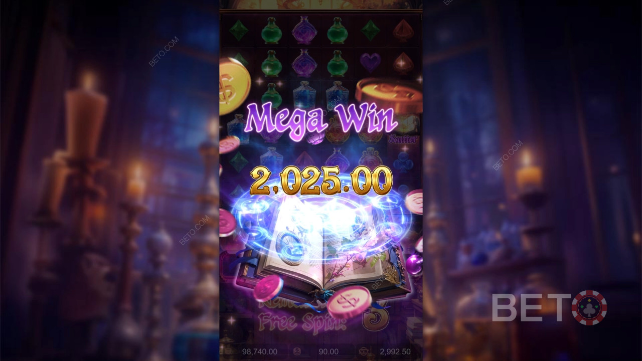 Vyhrajte 10 000x svoju stávku v automate Mystic Potion!