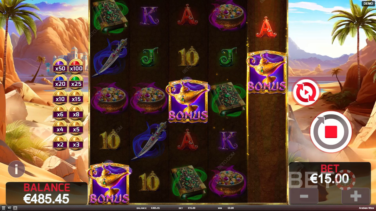 Arabian vyhráva Recenzia od BETO Slots