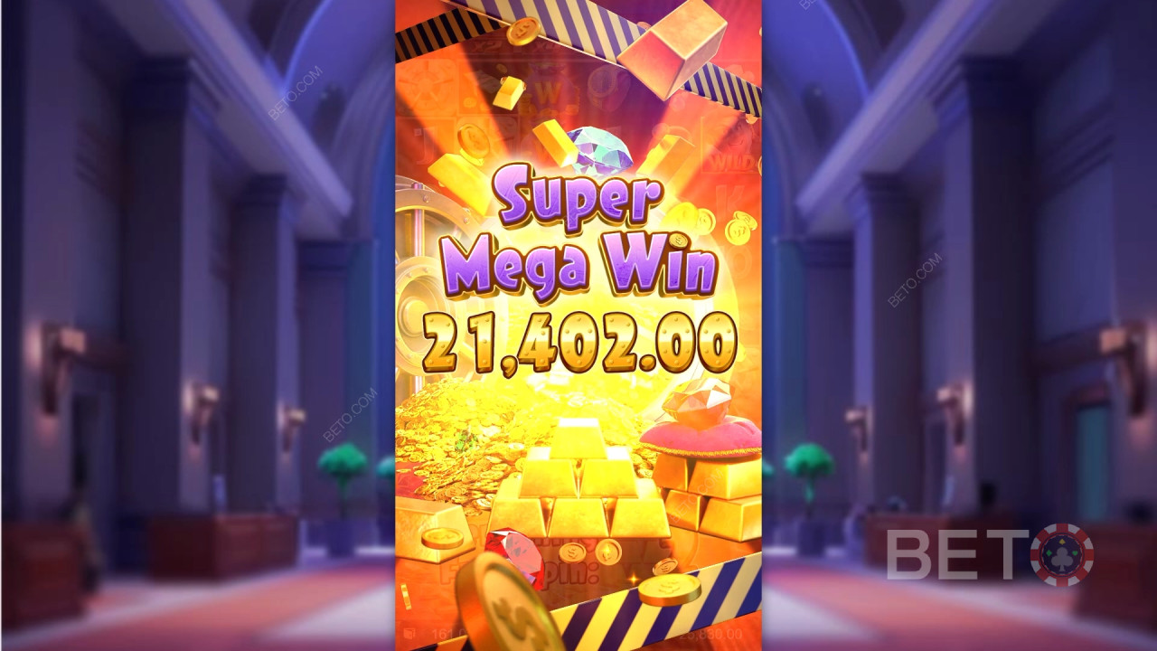 Vyhrajte 2 500-násobok svojej stávky v online automate Wild Heist Cashout!