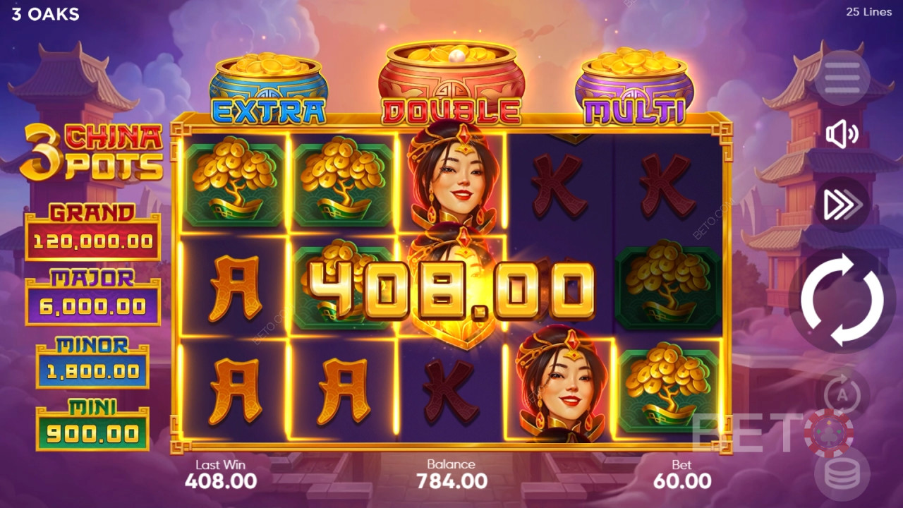 3 China Pots Recenzia od BETO Slots