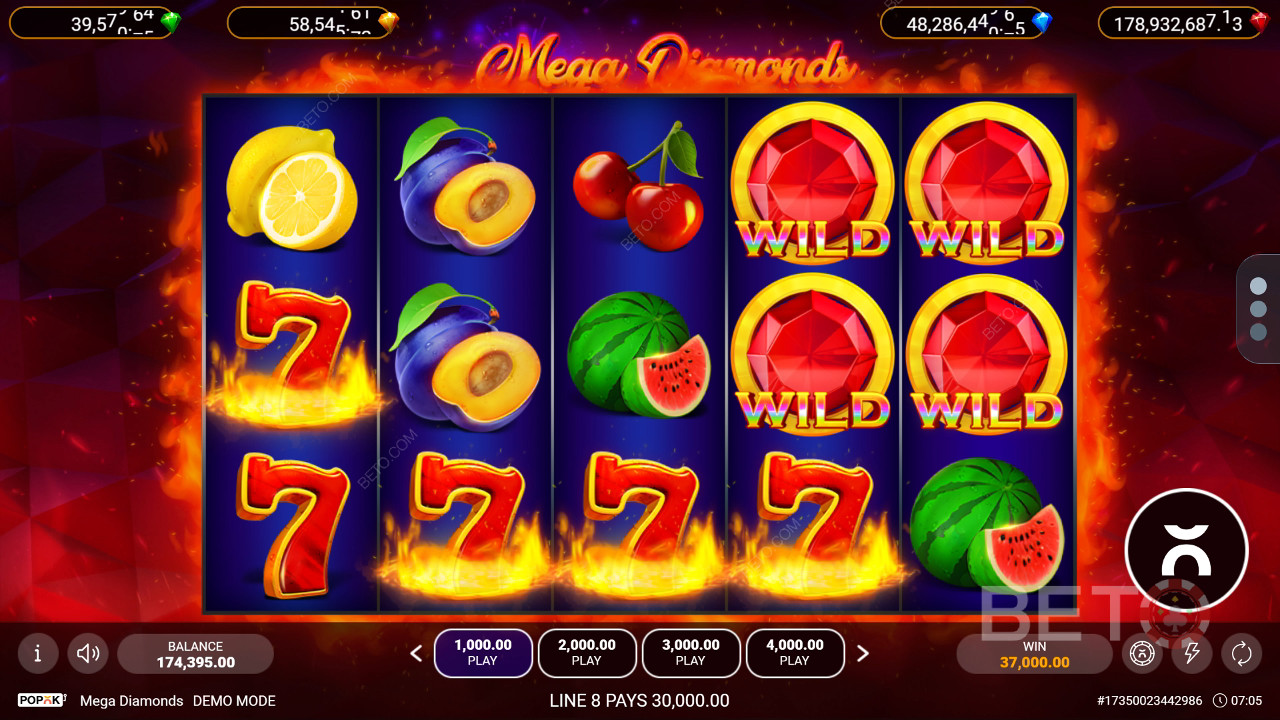 Mega Diamonds Recenzia od BETO Slots