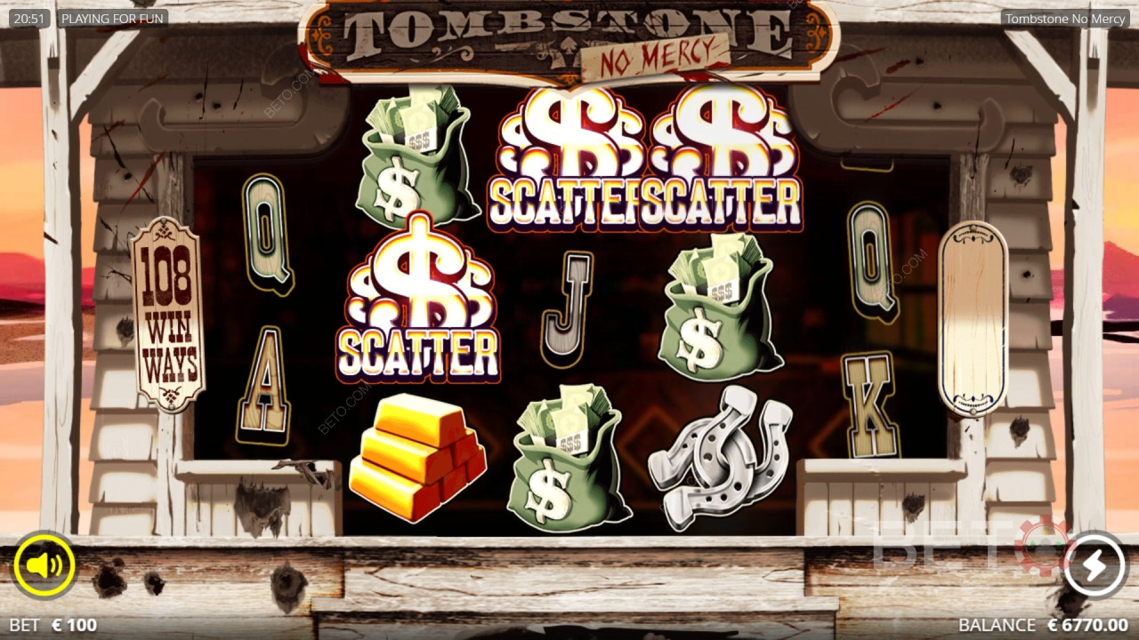 Tombstone No Mercy Recenzia od BETO Slots
