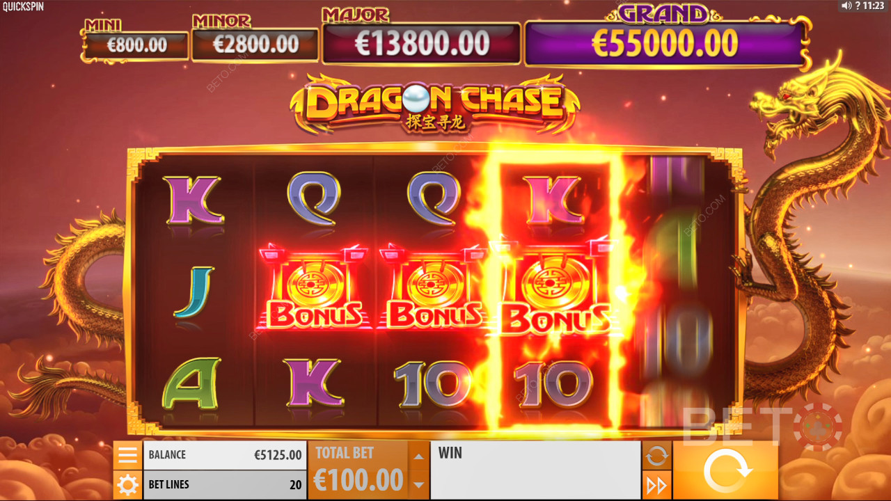 Dragon Chase Recenzia od BETO Slots