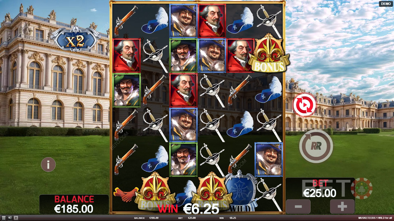 Mušketieri 1 Wild for All Recenzia od BETO Slots