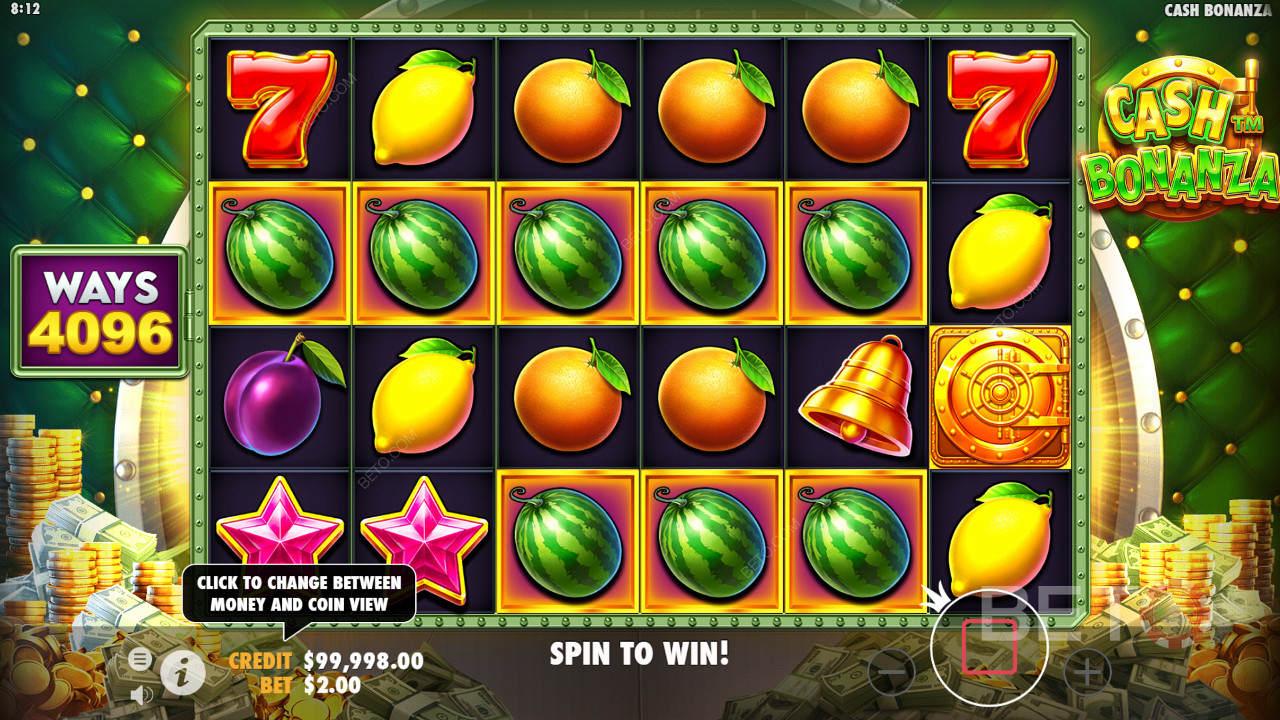 Používanie čerstvých melónov na získanie výhier v hre Cash Bonanza