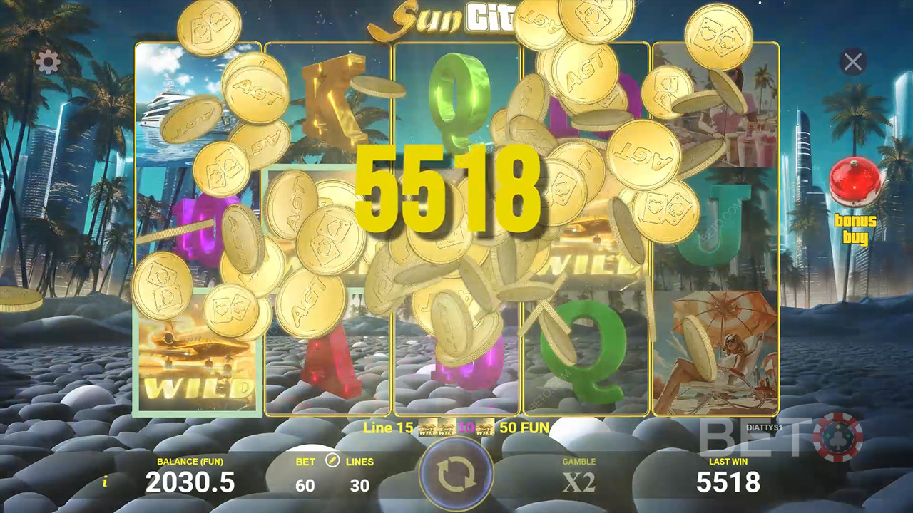 Sun City Recenzia od BETO Slots