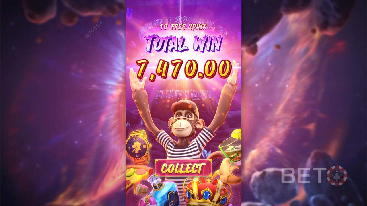 Vyhrajte 10 000x Vašu stávku v online automate Wild Ape #3258!