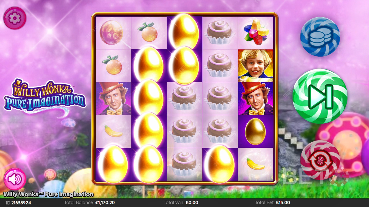 Willy Wonka Pure Imagination Recenzia od BETO Slots